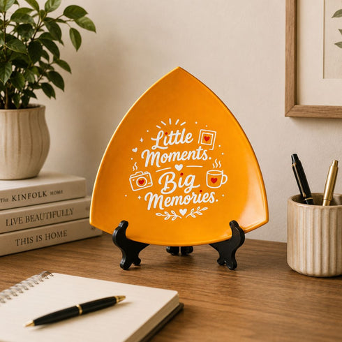Little Moments Big Memories | Triangle Wall Plate Set
