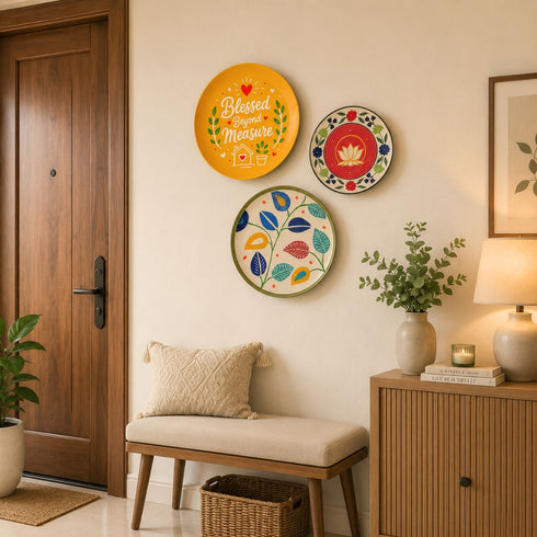 Blessed Beyond Measure Wall Plate Set