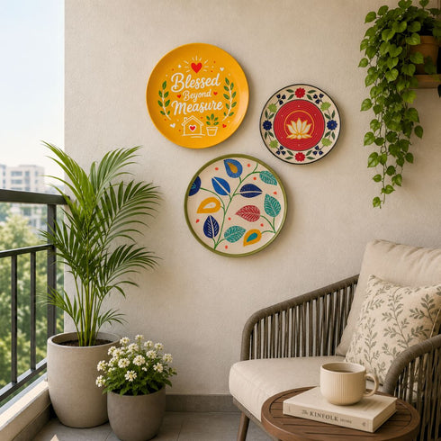 Blessed Beyond Measure Wall Plate Set