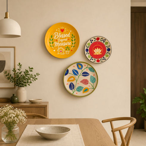 Blessed Beyond Measure Wall Plate Set