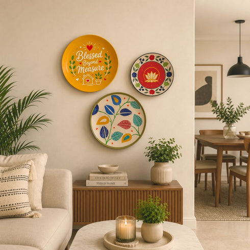 Blessed Beyond Measure Wall Plate Set