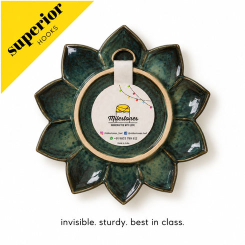Leaves & Flowers Wall Plate Set | Quirky Home Decor