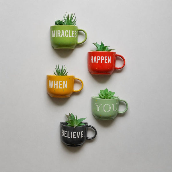 Miracles Gift planters | Wall Planters Decor | Ceramic Home Decor