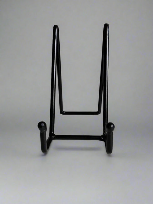 Metallic Plate Stand - Black