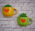Heart Planter on Wall | Cup Planters on Table | Gift Planters | Home Decor
