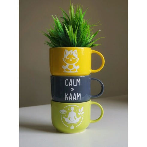 Calm > Kaam | Wall Cup Planters | Home Decor | Quirky Gifts