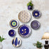 Royal Blue Pottery Wall Decor Combo - Buy 5, Get 5 FREE!