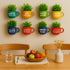 Plant Positive Vibes | Cup Planters with Quotes Collection | Ceramic House Warming Gift | Home Wall Decor