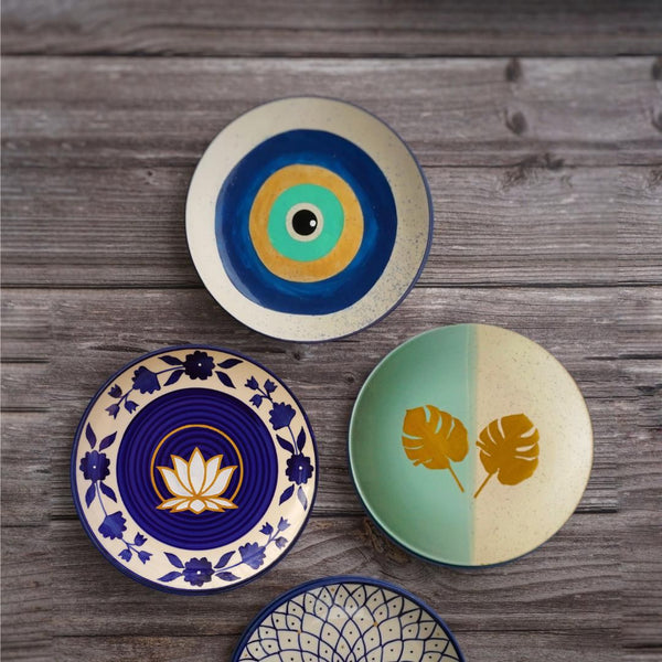 decorative wall plates - evil Eye Wall plate Set - Buy online India @ TheMilestonesStudio.Com. Free Shipping.