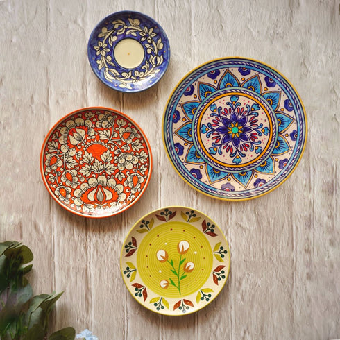 Bright & Beautiful Wall Plate Set | Home Decor & House-warming Gift