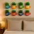 Plant Positive Vibes | Cup Planters with Quotes Collection | Ceramic House Warming Gift | Home Wall Decor