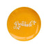 Wall Plate - Gratitude - Happy Words - Mango Yellow + White - Home Decor & Personalised Gifting - Free Shipping India - Buy Online