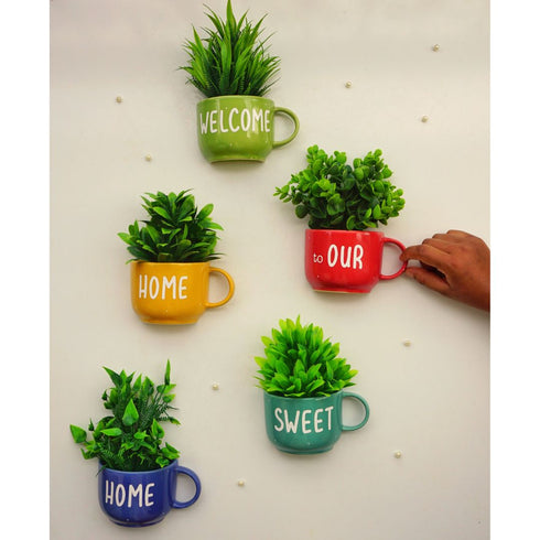 Welcome Home | Entrance Wall Decor Planter | House Warming Gifts | Home Decor
