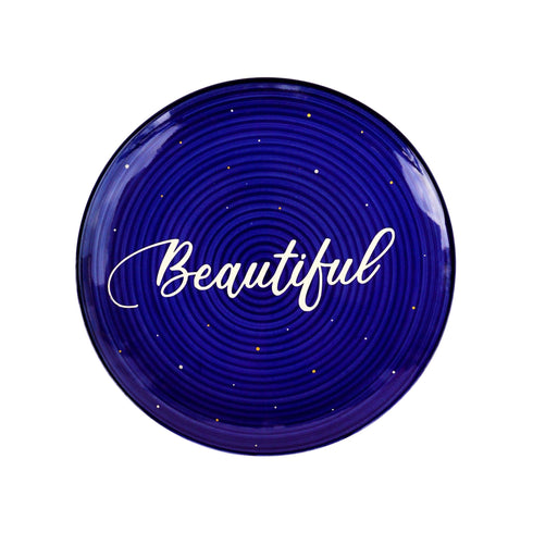 wall plate-beautiful-royal-blue-feel-good-home-office-decor-background-personalised-gifts-wedding-house-warming-birthday-free-all-india-shipping-buy-online