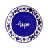 Wall Plate - Hope Blooms - Royal Blue - Home Decor & Personalised Gifting -Hand lettered and Hand Painted Goods- Free Shipping India - Buy Online