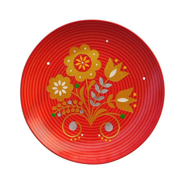 Blushing Blooms Wall Plate | Home Decor and Hand Painted Gift