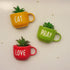 Eat Pray Love Cup Planters - Wall Decor - Buy Online India