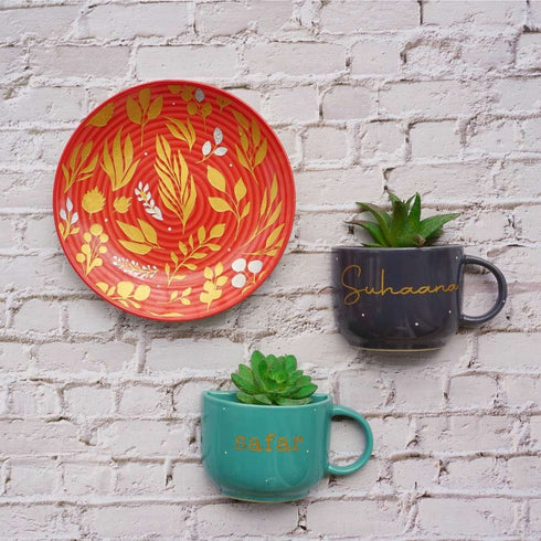 Botanical Gardens Wall Plate | Home Decor & Gift