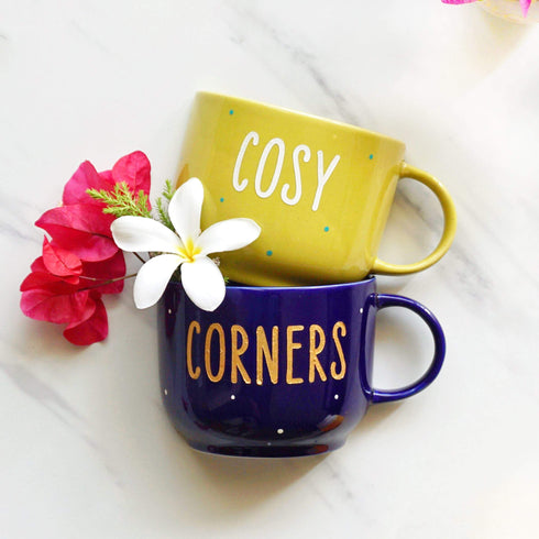 Cosy-Corners-Wall Pocket Decor-Office Accessories-Home Decor-Personalised Anniversary Birthday Wedding Gifts-Ceramic Wall Vase Set-buy online free shipping India