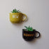 New Beginnings Quirky Cup Planters - Mug Planters - Wall Planters - Garden Wall Decor - Balcony Decor - Succulent Planters - Small Ceramic Pots - Plant Lover Gifts - Buy Online India - Free Shipping