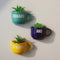 Onward and Upward Cup Planter Set - Mug Planters - Wall Planters - Garden Wall Decor - Balcony Decor - Succulent Planters - Small Ceramic Pots - Plant Lover Gifts - Buy Online India - Free Shipping