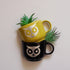 Owl Cup Planter Set - Wall Mug Planters - Wall Garden Decor - Balcony Decor - Succulent Planters - Small Ceramic Pots - Plant Lover Gifts - Buy Online India - Free Shipping