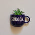 Sukoon Cup Planter - Mug Planter - Wall Planter - Garden Wall Decor - Balcony Decor - Succulent Planter - Small Ceramic Pot - Plant Lover Gifts - Buy Online India - Free Shipping