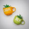 Carpe Diem - Cup Planters - Mug Planter Set - Wall Garden Decor - Succulent Planter - Small Pot - Home Office Accessories - Study Room Decor - Personalised Gifts - Buy Online India - Free Shipping