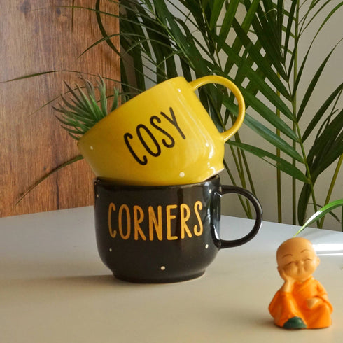 Cosy Corners - Cup Planter Set - Mug Planters - Wall Garden Decor - Garden Decor - Succulent Planter - Small Pot - Home Office Accessories - Study Room Decor - Personalised Gifts - Buy Online India - Free Shipping