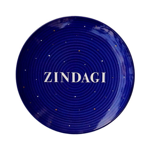 Zindagi Gulzar Hai wall hanging decor | Wall Plate Set | Thoughful Gift for Home
