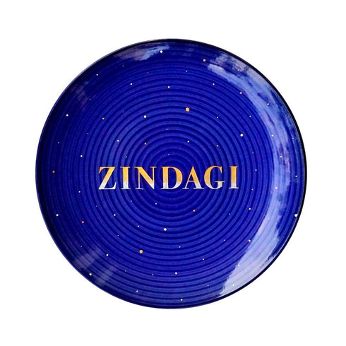 Zindagi Gulzar Hai wall hanging decor | Wall Plate Set | Thoughful Gift for Home