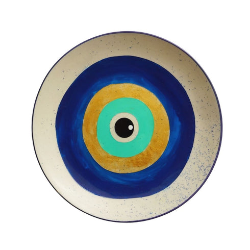 Evil Eye Home Decor | Wall Plate Art | Modern-Minimalistic Feel-Good Gift - Buy Online India at theMilestonesStudio.com