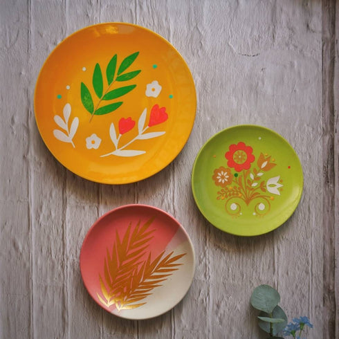 Blushing Blooms Wall Plate | Home Decor and Hand Painted Gift