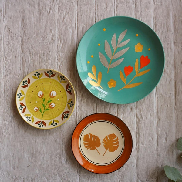 Tropical Trance Wall Plate Set | Home Decor & Wedding Gift