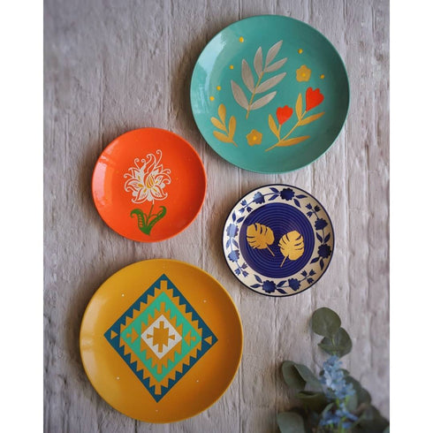 Tangerine Dreams Wall Plate Set | Home Decor & House-warming Gift