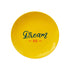 Wall Plate - Neon Yellow - Dream Big - Dark Blue and Pink - Hand Lettered + Hand painted - Feel Good Home Decor + Office Accesories and Gift