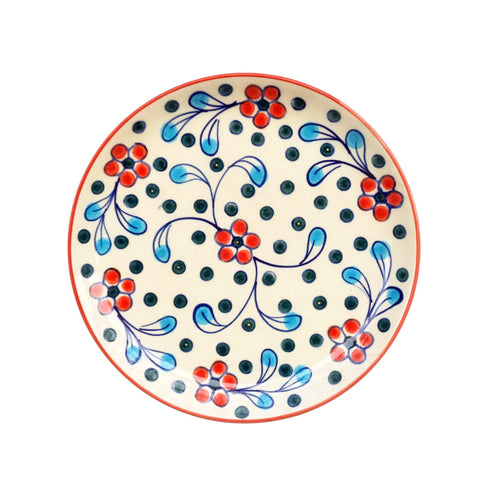 Wall Plate - Floral Pattern - Hand Painted Home Decor and Gifts - Office Accessories - Wall Decor - Buy Online India - Free Shipping