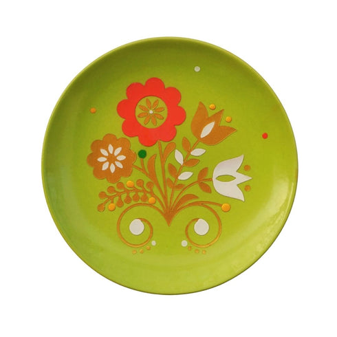 Blushing Blooms Wall Plate | Home Decor and Hand Painted Gift