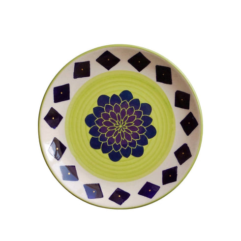 Chrysanthemum Garden | Wall Plate | Home Decor and Hand Painted Gift