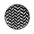 Black and White Wall Plate - Geometric Pattern - Minimalist Home Decor - Office Accessories - Personalised Gifts- Buy Online India - Free Shipping