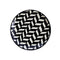 Wall Plate - Black and White - Herringbone Pattern - Minimilastic Home Decor - Office Accessories - Personalised Gifting - Buy Online - Free Shipping