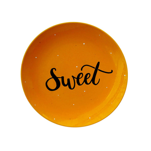 Sweet Home Wall Plate Set | Hand Lettered Home Decor | Personalised Gift