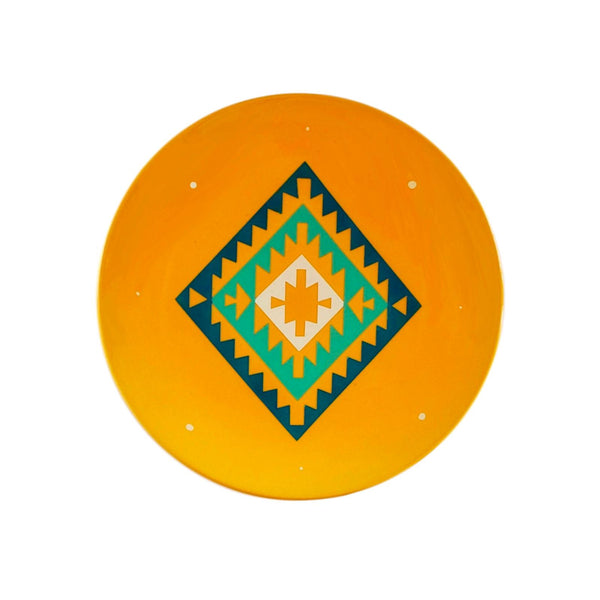 Ikat Motif | Wall Plate | Bohemian Home Decor | Quirky Gift