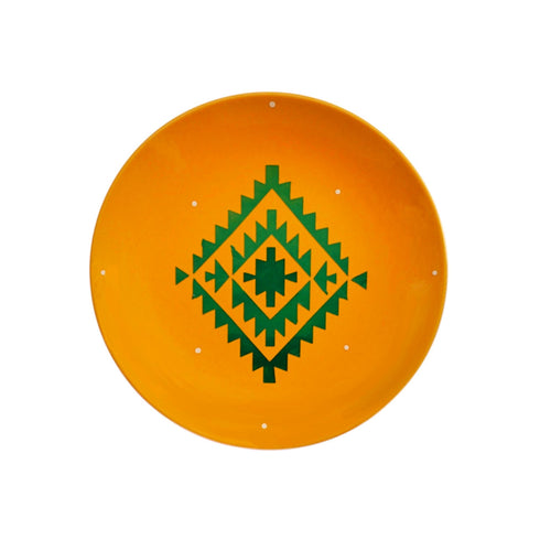 Ikat Motif | Wall Plate | Bohemian Home Decor | Quirky Gift