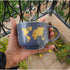World Map Cup Planter