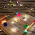 Pom Pom String Lights - 10M, 100 LEDs, USB operated