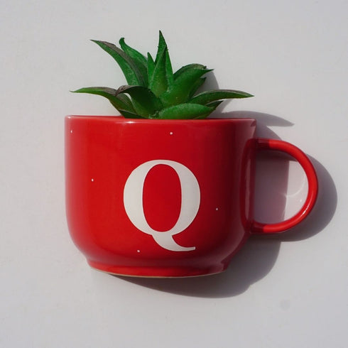 Monogram Cup Planters | Table Accessories | Personalised Gift | Wall Decor