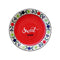 Wall Plate - Sweet Home - Floral Red - Home Decor - Wall Accessories - House Warming Gift - All India Free Shipping - Buy Online