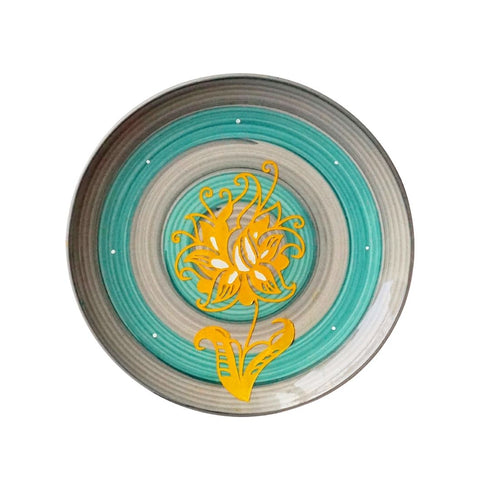 Wild Flower | Wall Plate | Floral Home Decor & Nature Lover Gift