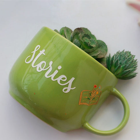 Stardust & Stories Cup Planters | Personalised Gifts | Home Decor